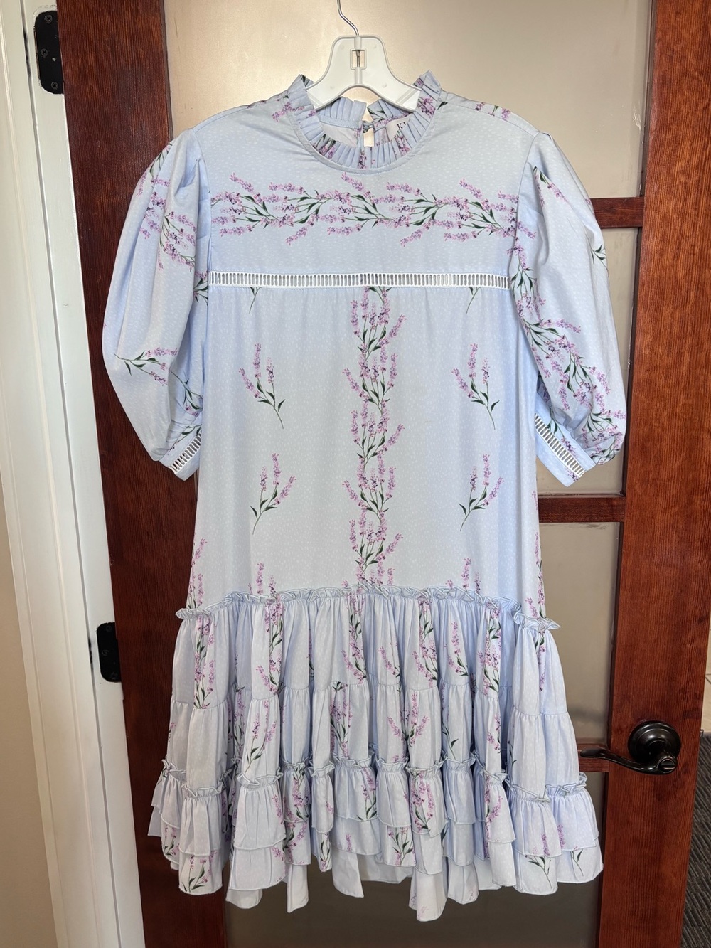 Kleid Light Blue Floral Day Dress